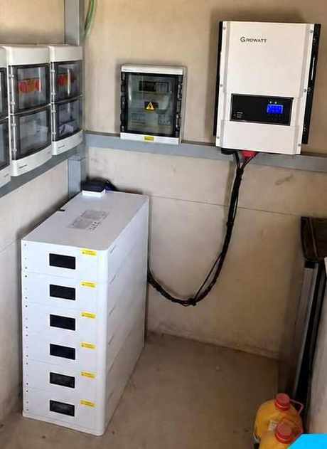 Instalación de paneles solares para bombeo